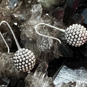 LAGOS Sterling Silver Caviar Dangle Earrings